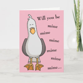 Ben jij de mijne? Kaart van valentijns