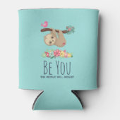 Ben jij de wereld zal de grappige Gezegde klimmen Blikjeskoeler (Voorkant)