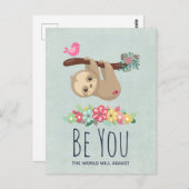 Ben jij de wereld zal de grappige Gezegde klimmen Briefkaart (Voorkant / Achterkant)