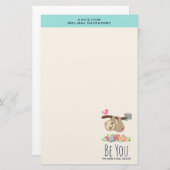 Ben jij de wereld zal de grappige Gezegde klimmen Briefpapier (Voorkant / Achterkant)