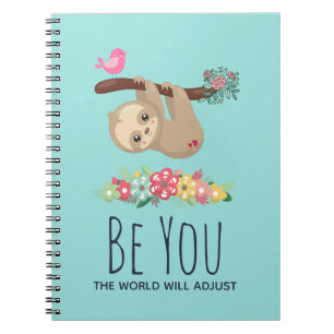 Ben jij de wereld zal de grappige Gezegde klimmen Notitieboek