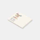 Ben jij de wereld zal de grappige Gezegde klimmen Post-it® Notes (Schuin)