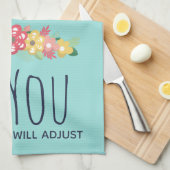 Ben jij de wereld zal de grappige Gezegde klimmen Theedoek (Quarter Fold)