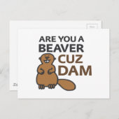 Ben jij een Beaver Cuz Dam? Briefkaart (Voorkant / Achterkant)
