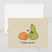 "Ben jij een fijne peer"-ansichtkaart Briefkaart (Voorkant / Achterkant)