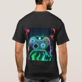 Ben jij een pro-gamer Retro Neon Controller T-shir T-shirt