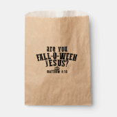 Ben jij Fall-O-Ween Jezus christelijk Halloween Bedankzakje (Voorkant)