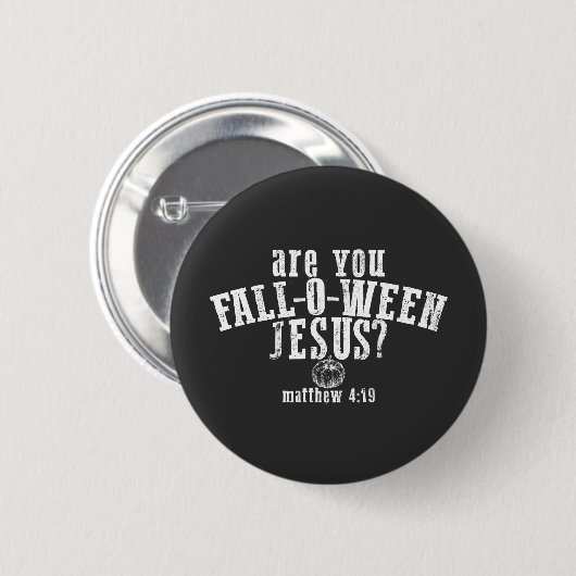 Ben jij Fall-O-Ween Jezus christelijk Halloween Ronde Button 5,7 Cm (Voorkant /achterkant)