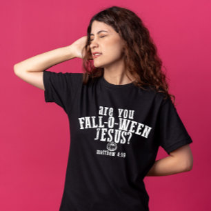 Ben jij Fall-O-Ween Jezus christelijk Halloween T-shirt