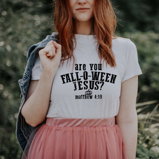 Ben jij Fall-O-Ween Jezus christelijk Halloween T-shirt