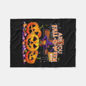 Ben jij Fall-o-ween Jezus Grappige Pompoen _2 Fleece Deken (Voorkant (Horizontaal))