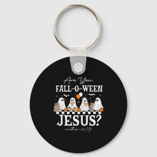 Ben jij Fall-o-ween Jezus Mattheüs 4_19 Halloween  Sleutelhanger