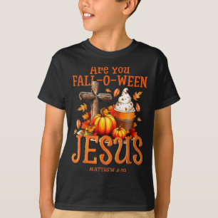 Ben jij Fall-o-ween Jezus Mattheüs 4 19 Halloween  T-shirt