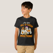 Ben jij Fall-o-ween Richtingen Grappige Geest Doce T-shirt (Voorkant volledig)