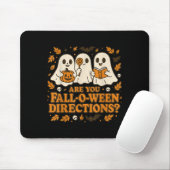 Ben jij Herfst-o-ween Direction Funny Teacher Hall Muismat (Met muis)