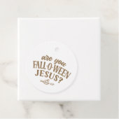 Ben jij HERFST-O-WEEN Jesus? Christelijk Halloween Bedankjes Labels (In situ)