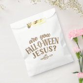 Ben jij HERFST-O-WEEN Jesus? Christelijk Halloween Bedankzakje (Gezegeld)