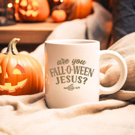 Ben jij HERFST-O-WEEN Jesus? Christelijk Halloween Koffiemok