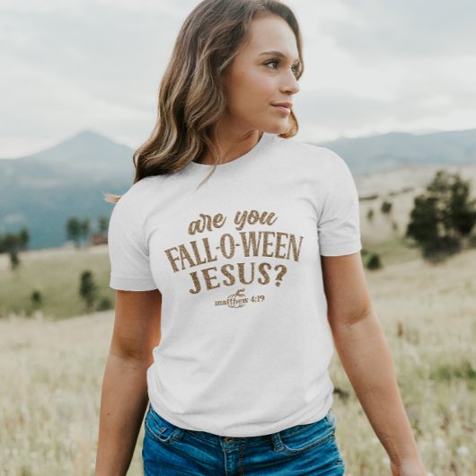 Ben jij HERFST-O-WEEN Jesus? Christelijk Halloween T-shirt