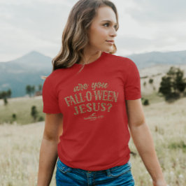 Ben jij HERFST-O-WEEN Jesus? Christelijk Halloween T-shirt