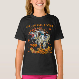 Ben jij Herfst O Ween Jesus Matthew 4 19 Halloween T-shirt