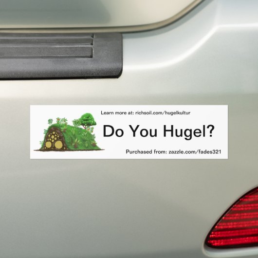 Ben jij Hugel? Bumpersticker (Op auto)