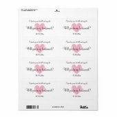 Ben jij mijn bruidmaidwijnfles? etiket (Full Sheet)