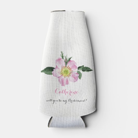 Ben jij mijn bruidsmeisje fleskoeler? flesjeskoeler (Voorkant)