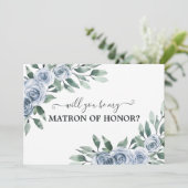 Ben jij mijn Ereheer Dusty Blue Kaart? Kaart (Staand voorkant)