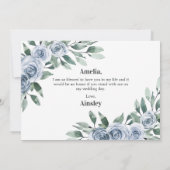 Ben jij mijn Ereheer Dusty Blue Kaart? Kaart (Achterkant)