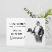 Ben jij mijn huisgenoot om Kaart te vragen? (Staand voorkant)