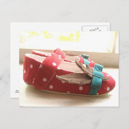 Ben jij mijn moeder Mary Janes Briefkaart (Voorkant / Achterkant)