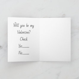 Ben jij mijn Valentijn? Kaart