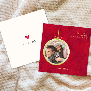 Ben jij mijn Valentijn, Valentijnsdag kaart? Kaart