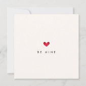 Ben jij mijn Valentijn, Valentijnsdag kaart? Kaart (Achterkant)