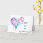 BEN JIJ MIJN VALENTIJN VOOR DE REST VAN ONS LEVEN? KAART (Gele Bloem)