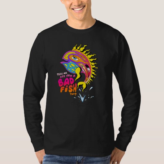 Ben jij ook een badvis? t-shirt (Voorkant)