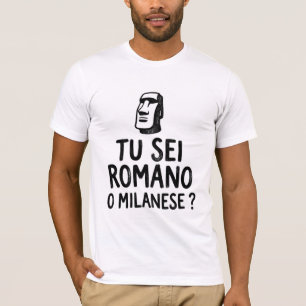 Ben jij Romeins of Mailands Grappig Italiaans Riva T-shirt