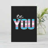 Ben jij - Transwhite Feestdagenkaart (Staand voorkant)