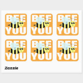 Ben jij vierkante sticker (Vel)