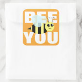 Ben jij vierkante sticker (Tas)