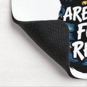 Ben jij voor een grappige chagrijnige kat? muismat (Hoek)