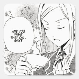 Ben jij wat ze homo noemen? | WataOshi | Vierkante Sticker