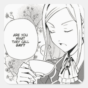Ben jij wat ze homo noemen? WataOshi Vierkante Sticker