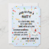 Ben jij Yeti voor een leuk verjaardagsfeestje Yeti Kaart (Achterkant)