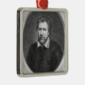 Ben Jonson Metalen Ornament (Rechts)