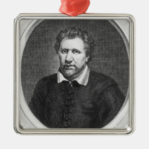 Ben Jonson Metalen Ornament