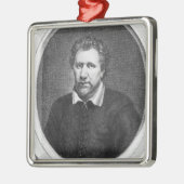 Ben Jonson Metalen Ornament (Links)