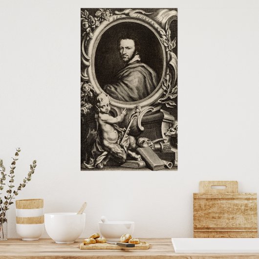 Ben Jonson Poster (Keuken)