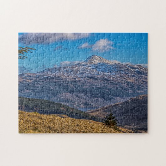 Ben Lomond en Loch Lomond, Schotland Legpuzzel (Horizontaal)